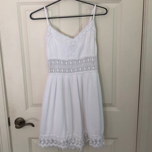 CLEARANCE! Gorgeous White Sundress with Lace